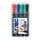 Viltstift Staedtler 352 Lumocolor rond 2mm set à 4 stuks assorti