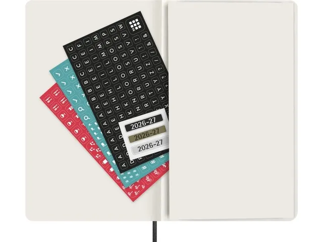 Agenda 2027 Moleskine 18M Planner Weekly 7dagen/1pagina large sc black