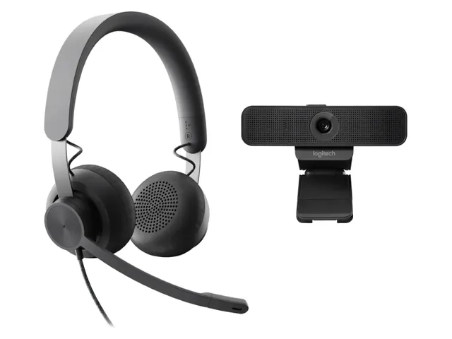 Logitech Headset Zone Bedraad + Webcam C925e