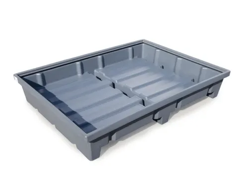 stellingopvangbak,v. palletstelling,v. vak B 1800mm,opvangvol. 400l