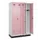 locker voor scheiding van kleding,HxBxD 1950x1200x500mm,4vak