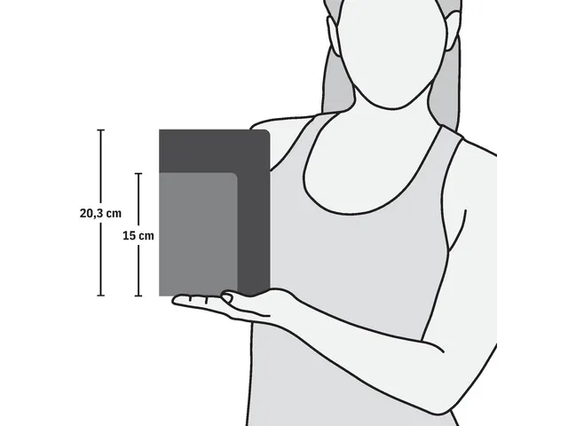 carnet de notes Sigel Jolie Flair A6 hardcover ligné ciel blue