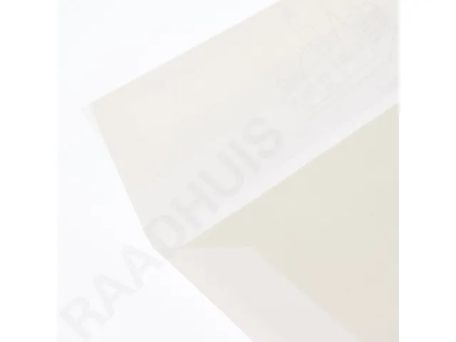 Envelop Raadhuis 262x371 Eb4 Bordrug Wit Kraft 120gr 100st. Plakstrip