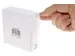 Etiket Rillprint 25mm op rol transparant 500 stuks