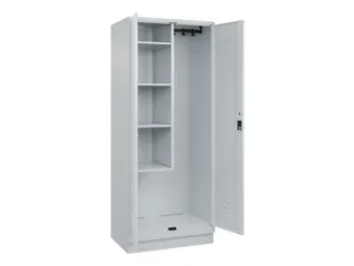 schoonmaakkast,HxBxD 1950x800x500mm,links 4vakken - 1