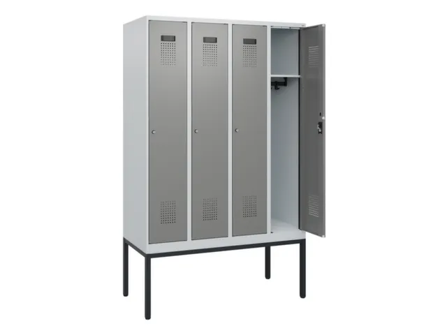 schoollocker,HxBxD 1950x1200x500mm,4vak,vak B 300mm,cil.-slot