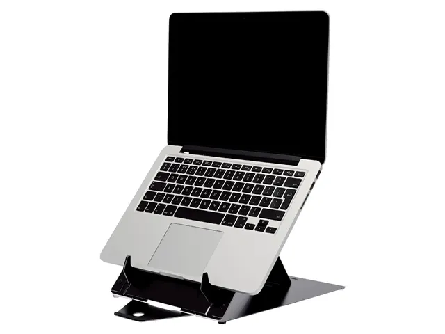 Tablet en laptopstandaard in 1 R-Go Riser Duo voor 10-22 inch Zwart