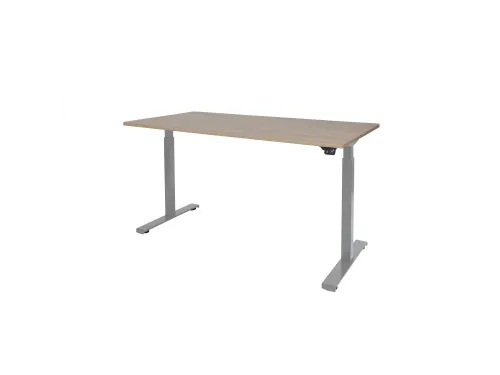 Dextro Basic Zit-sta Bureau Elektrisch 160x80 Hav/kers 25mm Alu