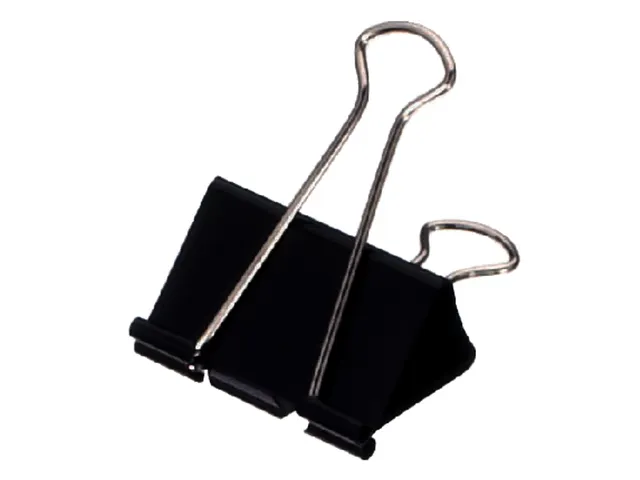 Papierklem MAUL 213 foldback 50mm capaciteit 20mm zwart