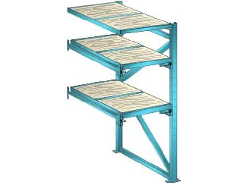 uittrekstelling voor zware lasten,HxBxD 2000x890x1260mm,vaklast 800kg