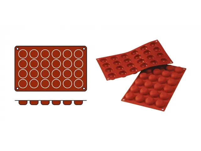 Silikomart Siliconen 1/3 GN Bakmat SILICON FLEX Pomponette SF009