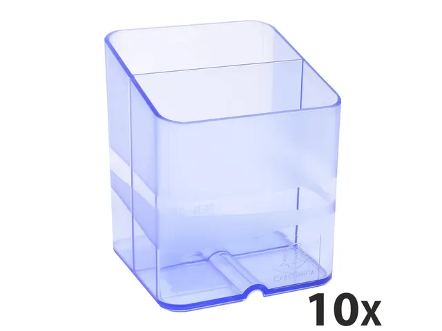 Pot à crayons Pen-Cube Linicolor - Bleu glacé