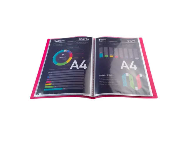 Protège-documents en polypropylène semi rigide Chromaline 80 vues -