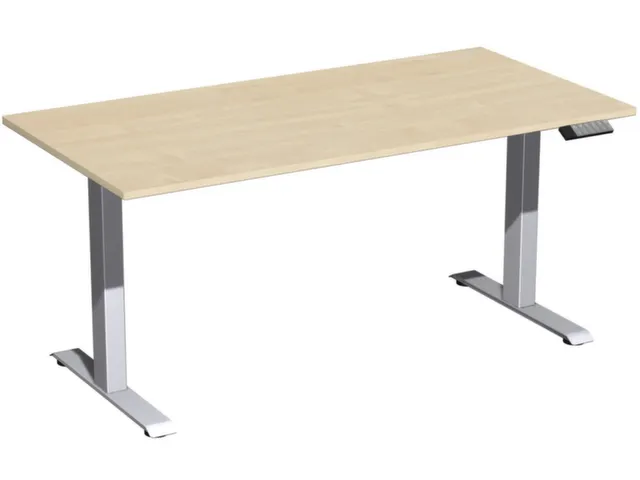 Bureau à hauteur réglable élec. HxlxP 730-1230x1600x800mm