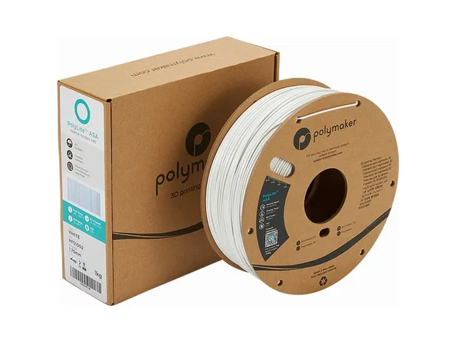 ASA 1,75mm wit 1kg PolyLite 3D Filament