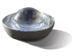 wegdekreflector,HxØ 44x100mm,overrijd H 19mm,veiligheidsglas