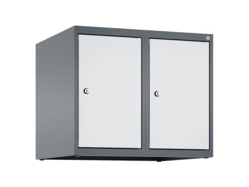 opzetkast,v. locker,2vak.,vak B 300mm,HxBxD 500x600x500mm,vleugeldeur