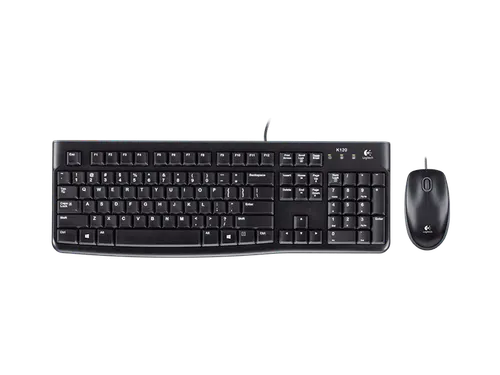 Logitech Desktop Mk 120 English (UK) + Muis