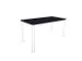 In hoogte verstelbaar bureau,HxBxD 720-840x1200x600mm,CC-zwart