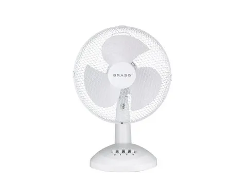Ventilator Tafelmodel Ø 30cm Wit