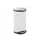 Pedaalemmer Shell Bin 30 Liter Wit mat RVS