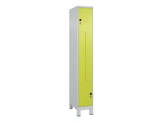 Z-garderobekast,HxBxD 1950x300x500mm,vak B 150/300mm,draaigrendel - 1