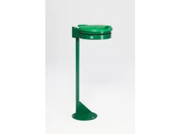 Afvalverzamelaar Plaatstaal 120 Liter Kunststof Deksel Groen