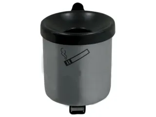 Veiligheidswandasbak Staal 0.6 liter Hxd 100x90mm Kantelbaar Zilver - 1
