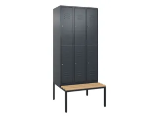 Dubbeldekse dekenkist,HxBxD 2120x900x815mm,3x2vak.,vak B 300mm - 1