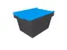 Herbruikbare containers HxLxB 240x410x300mm 18l PP-regeneraat blauw