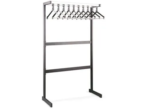 Garderoberek 10 Kledinghangers Hoedenplank Enkelzijdig 1700x1000x570mm