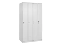 locker,HxBxD 1850x1000x500mm,4vak,vak B 250mm,draaigrendel