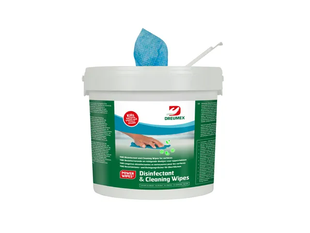 Dreumex Disinfectant & Cleaning Desinfectiedoekjes emmer 700 stuks