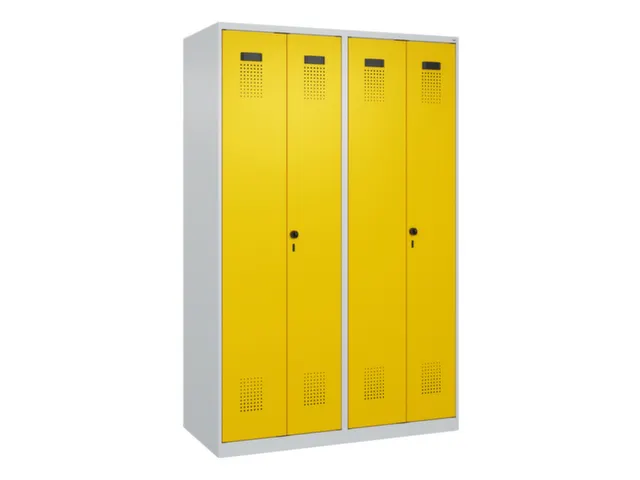 locker voor scheiding van kleding,HxBxD 1850x1200x500mm,4vak