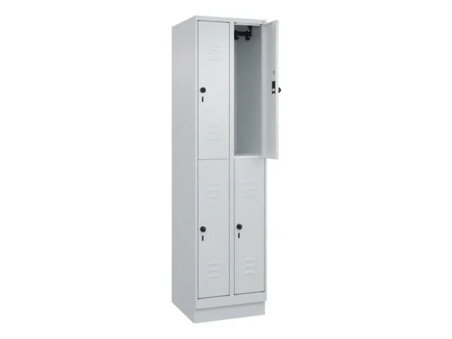dubbeldekse locker,HxBxD 1950x500x500mm,2x2vak.,vak B 250mm