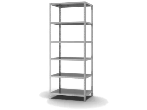 magazijnstelling,grondveld,HxBxD 2500x1000x600mm,vaklast 350kg