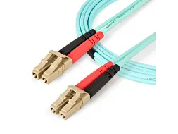 Aqua OM4 Duplex multimode glasvezel kabel 100 Gb 2 Meter