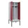 locker met bank,voor scheiding van kleding,HxBxD 2120x800x815mm,2vak