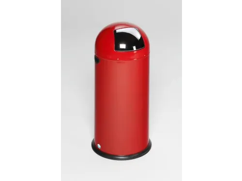 Push Afvalbak Staalplaat 52 Liter 880x415mm Rood