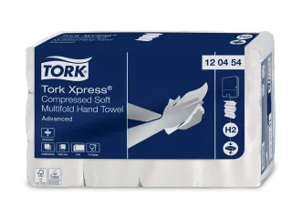 Tork 120454 H2 Xpress Compressed Handdoek Advanced Soft 2400 stuks - 6