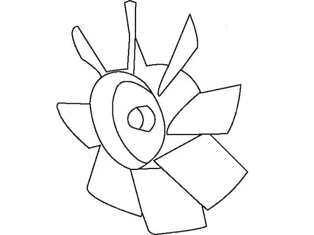 Pale de ventilateur Ø300mm