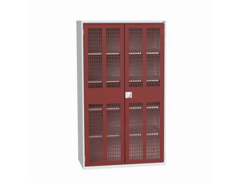 universele kast,HxBxD 2000x1300x550mm,4xStalen bodem,draaigrendelslot