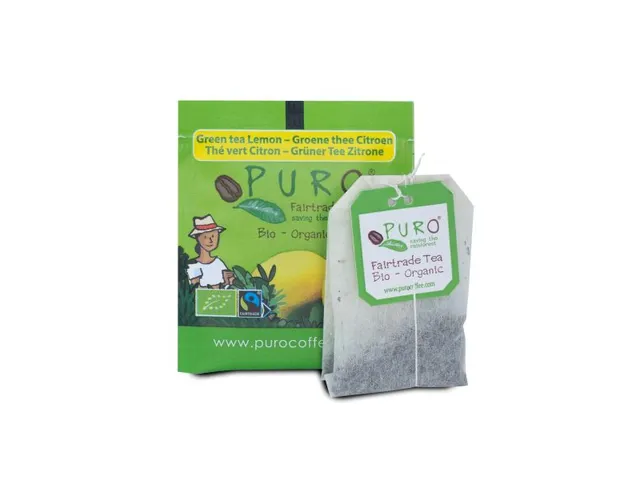 Puro groene thee Citroen Fairtrade 25 zakjes