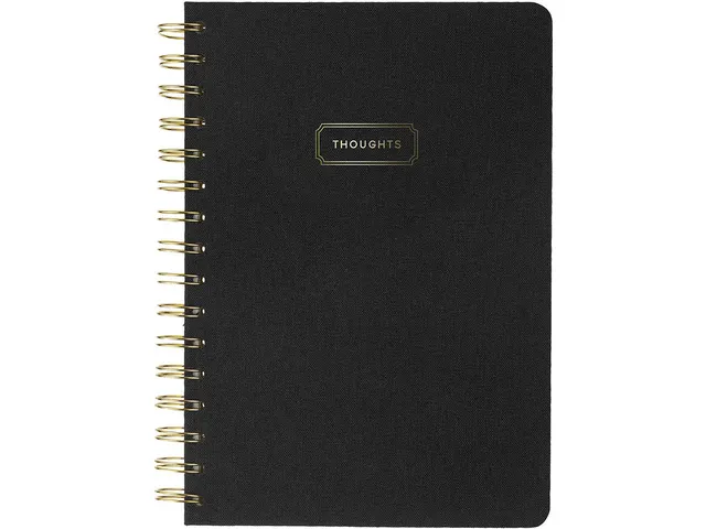 Carnet de notes Oxford spirale Black ligné 15x20cm