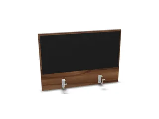 opzetpaneel bureau aanbouw achter NP-tiepolo nut BN8033-zwart 800mm - 1