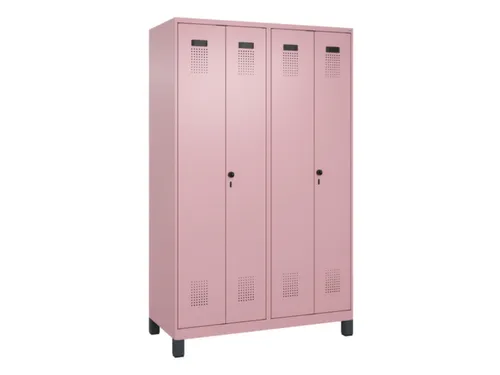 locker voor scheiding van kleding,HxBxD 1950x1200x500mm,4vak