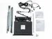 19”-LCD-console voor toegang tot lokale rack, USB KB, 2 USB PASS-FRA