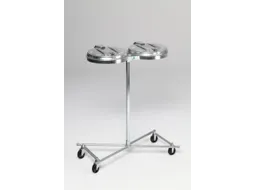 Dubbele Afvalverzamelaar Verrijdbaar 1020x860x500mm 120 Liter