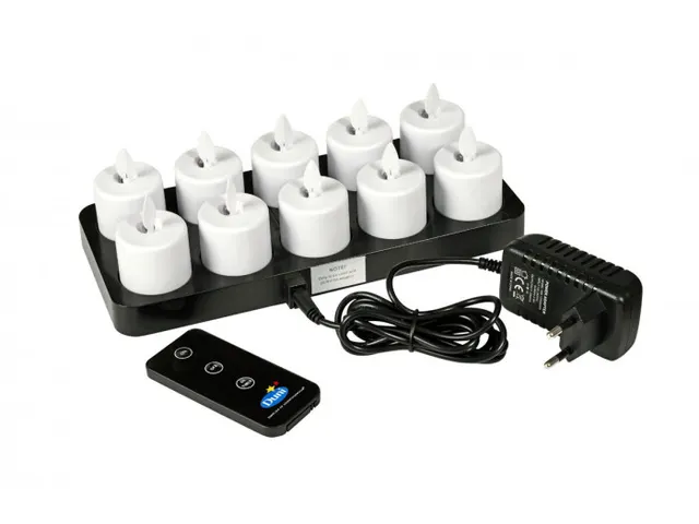 Duni Candles led lamp 38x36 moving flame 10 stuks