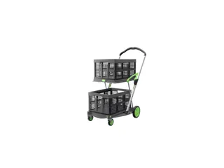 vouwbare winkelwagen,draagverm. 60kg,2etage(s),HxLxB 1025x890x550mm - 19